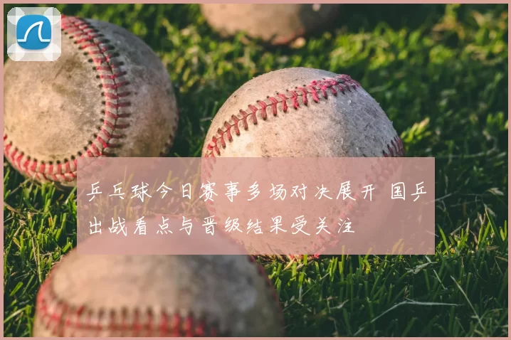 乒乓球今日赛事多场对决展开 国乒出战看点与晋级结果受关注